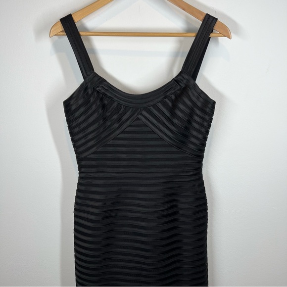 BCBG Satin Striped Gown - Picture 2 of 8